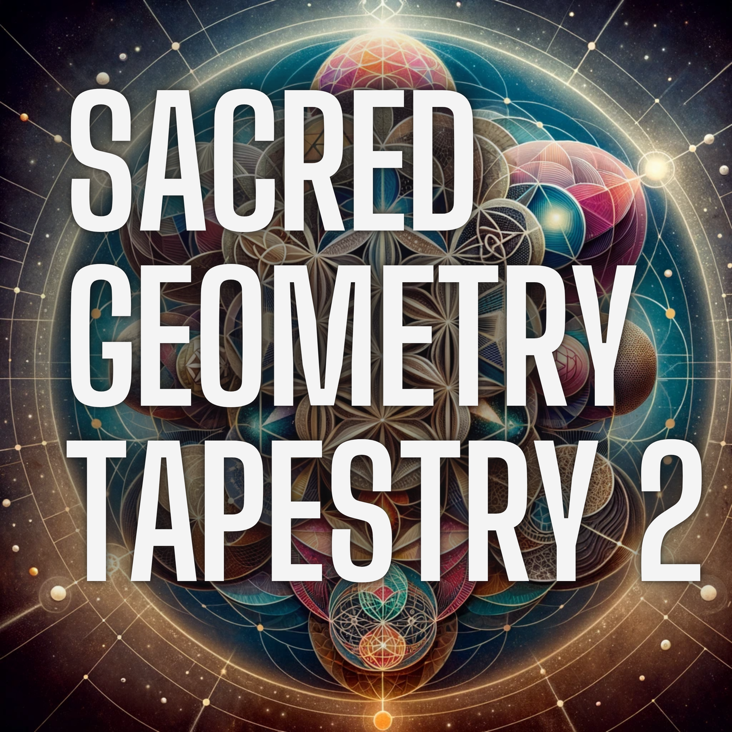 Sacred Geometry Tapestry 2 – A Portal to Higher Consciousness